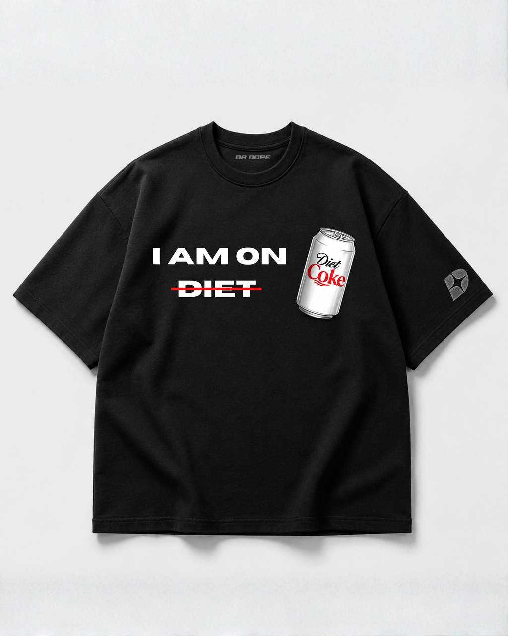 diet coke t shirt black
