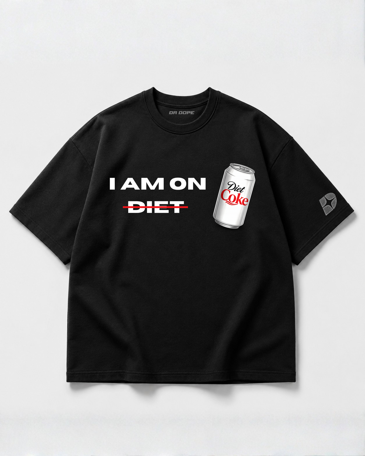 diet coke t shirt black