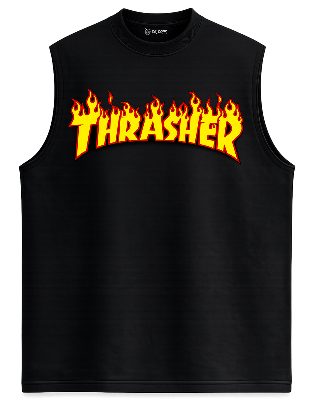 Thrasher Flame Oversized Sleeveless Tank