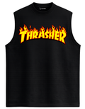 Thrasher Flame Oversized Sleeveless Tank