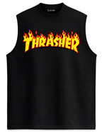 Thrasher Flame Oversized Sleeveless Tank