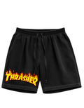 Thrasher Flame Logo Baggy Shorts