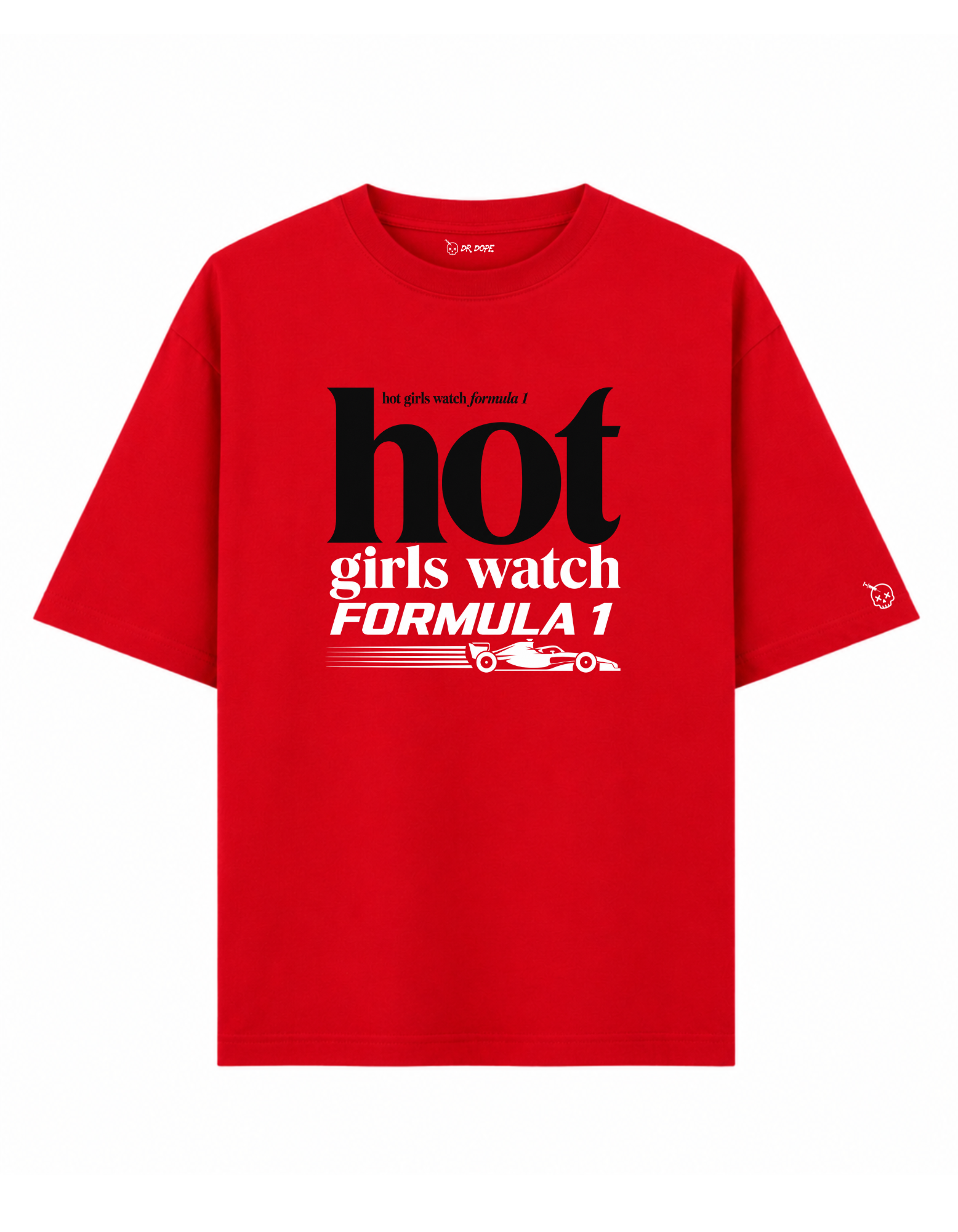 Hot Girls Watch F1 Oversized T-Shirt