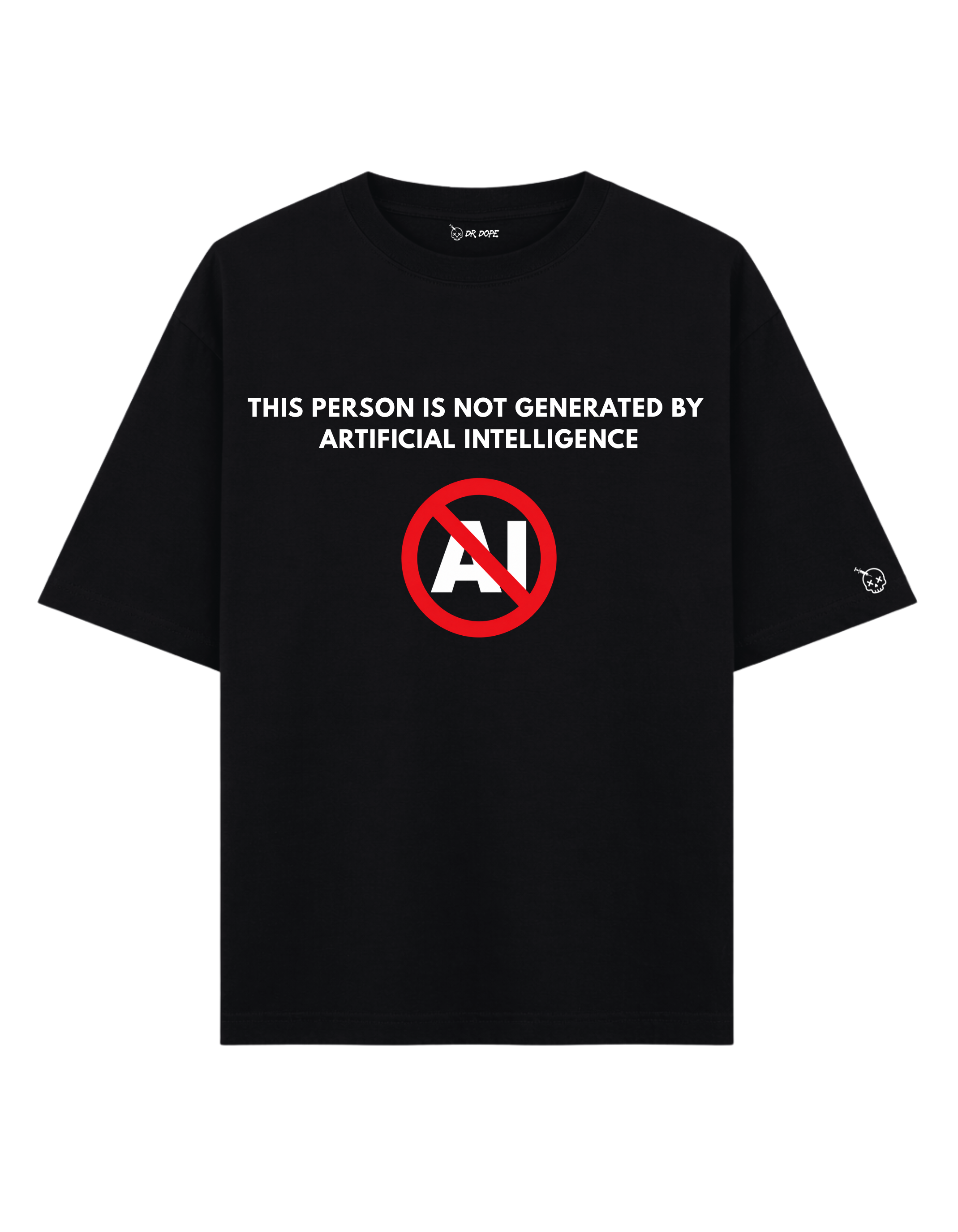 Not AI Oversized T-Shirt