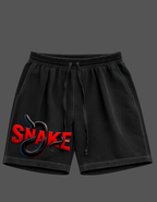 Snake Inside Baggy Shorts