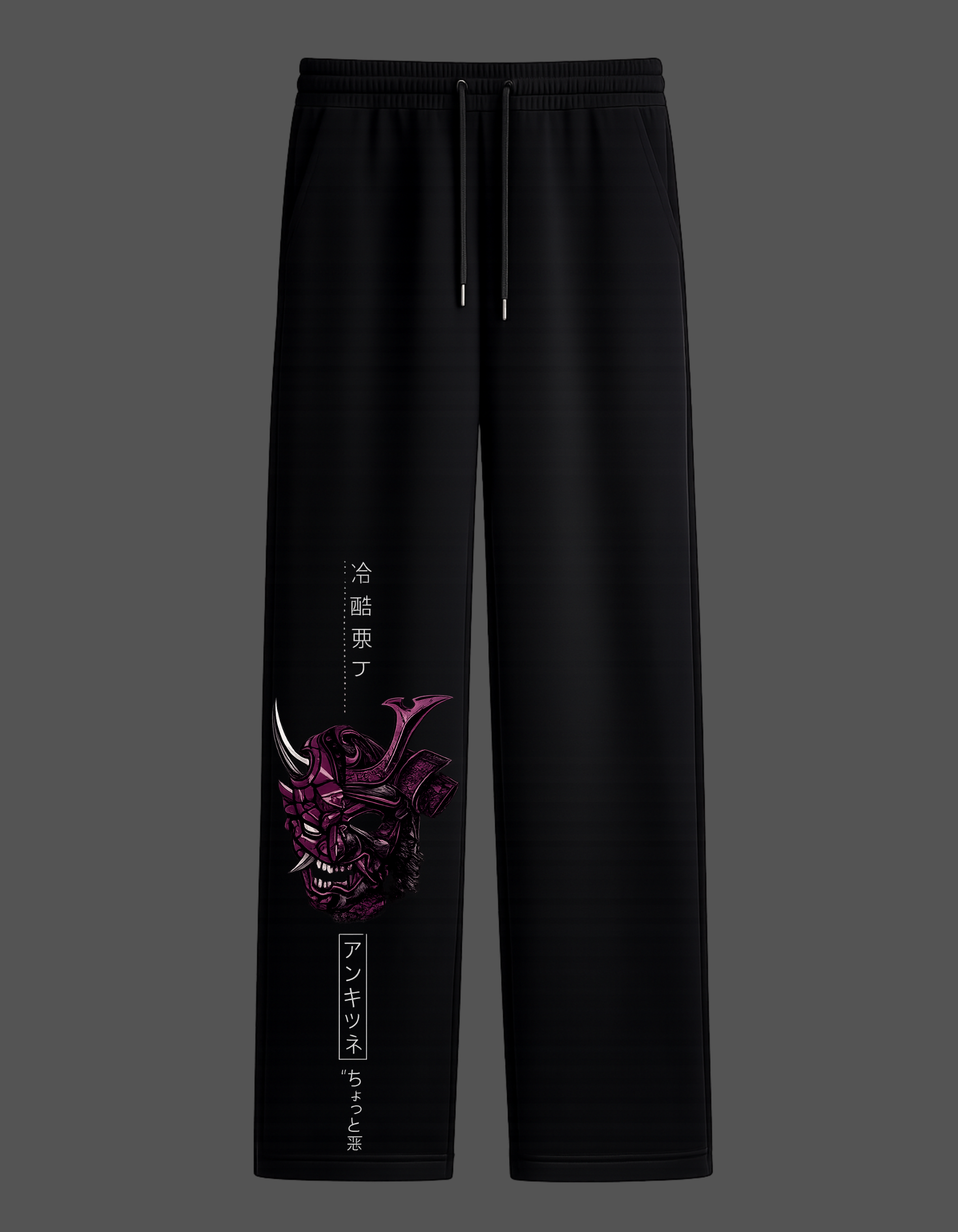 Samurai Mask Japanese Streetwear Joggers