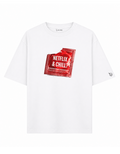 netflix and chill tshirt white