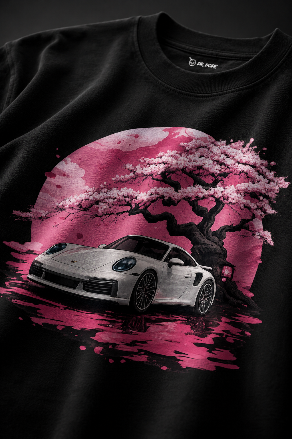 PCB Porsche Cherry Blossom Oversized T-Shirt
