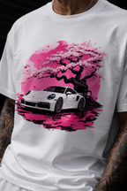 PCB Porsche Cherry Blossom Oversized T-Shirt
