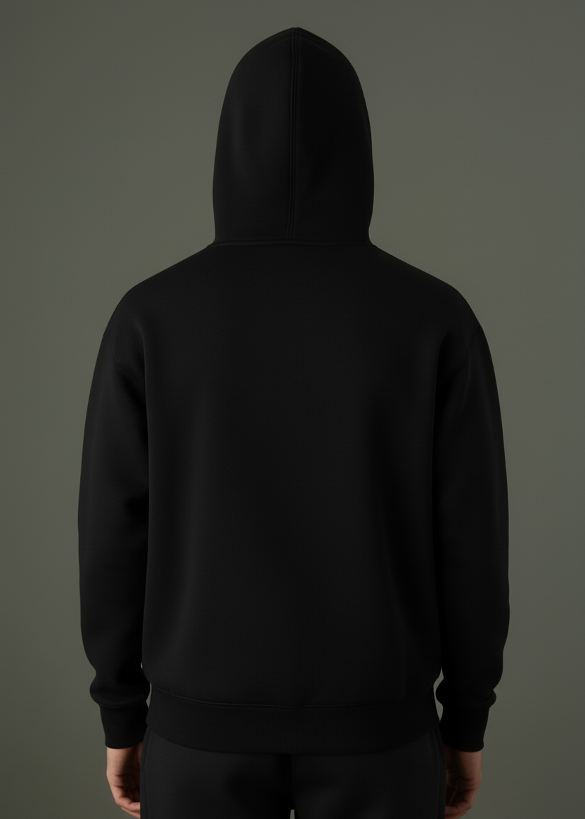 Balaclava Oversized Premium Hoodie with Built-In Face Mask