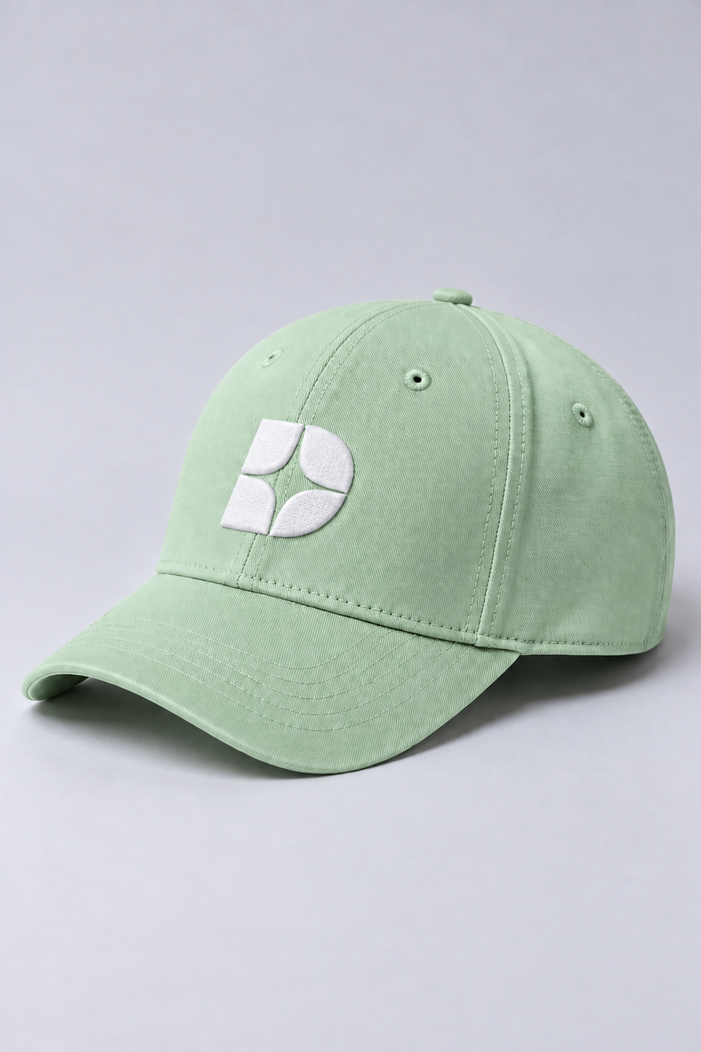 Mint Green Embroidered Cap