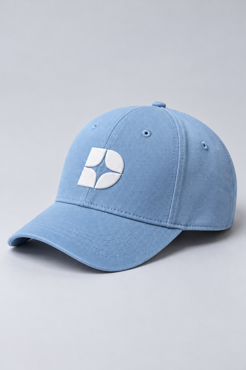 Pastel Blue Embroidered Cap