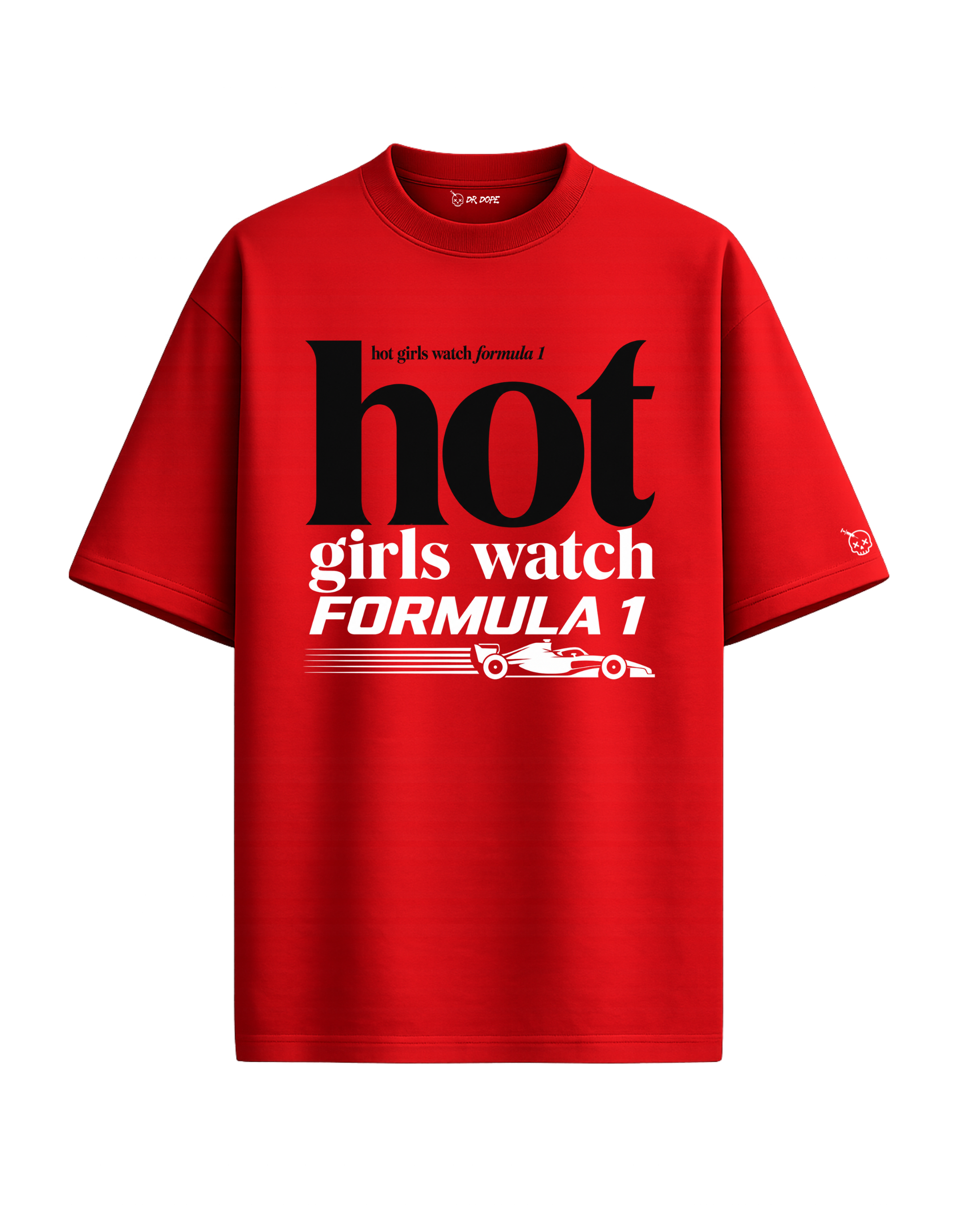 Hot Girls Watch F1 Oversized T-Shirt