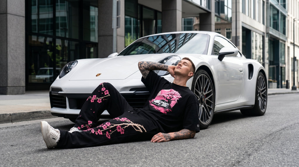 PCB Porsche Cherry Blossom Oversized T-Shirt